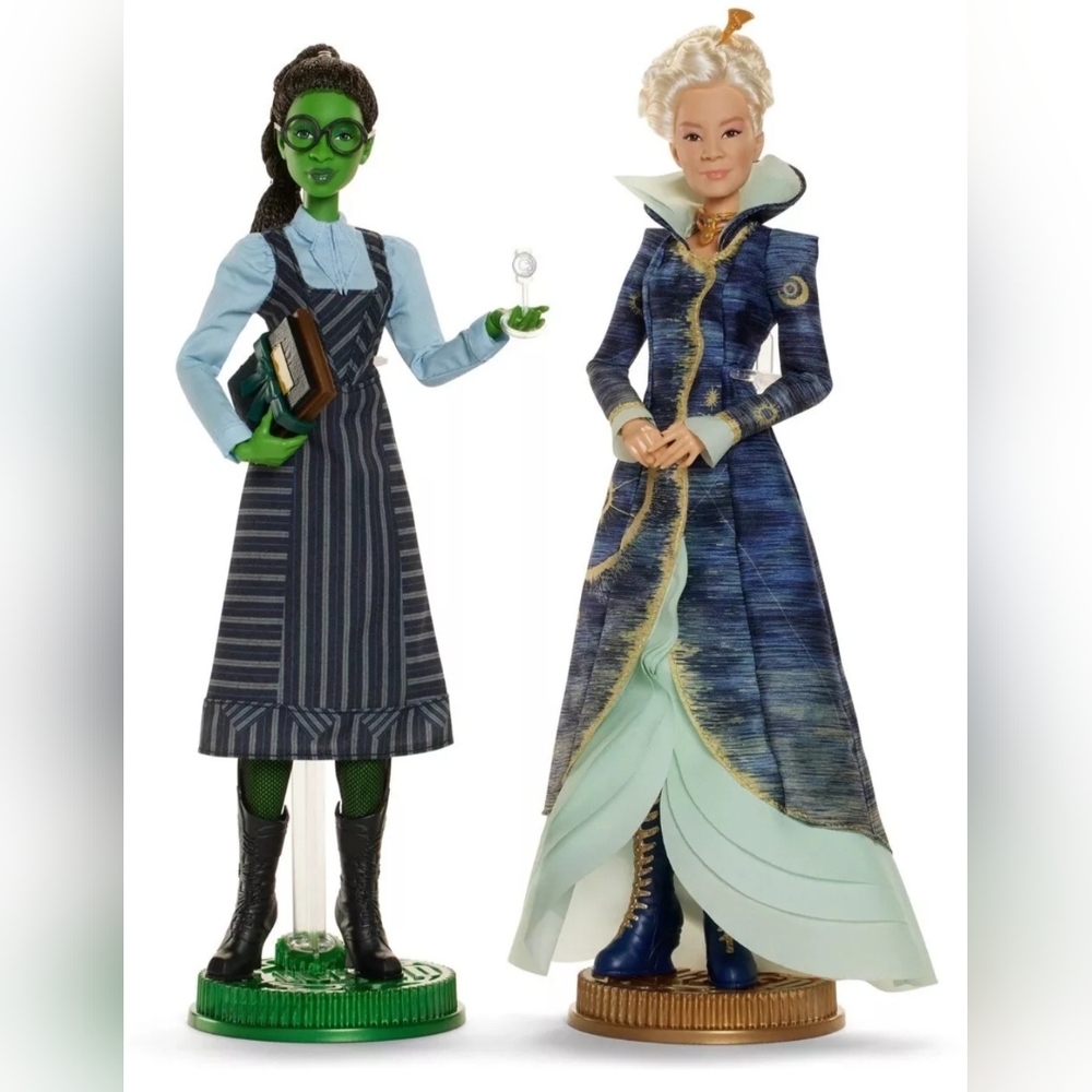 WICKED ELPHABA AND MADAME MORRIBLE 2-PACK SET, BRAND NEW NEVER OPENED